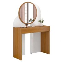Penteadeira Espelho Camarim 90 cm Wish Naturalle Branco BECHARA