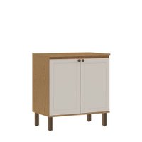 Balcão 80cm 2 Portas Provence Cinamomo/Off White