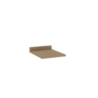 Tampo de 25mm Balcão Cozinha Iluminata 40 Cm Ebano