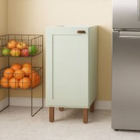 Balcao de Cozinha 1 Porta 40 cm Iluminata Branco Sem Tampo