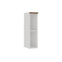 Armário de Cozinha Aéreo Nicho 20 cm Iluminata Branco