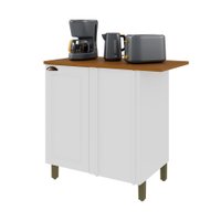 Balcão de Cozinha 96 Cm Bariloche 1 Porta com Tampo 6225.28 Branco - Indekes