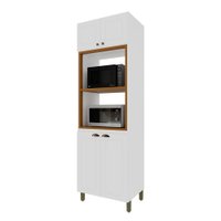 Torre Quente Bariloche 4 Portas 100% Mdf Branco - Indekes