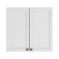 Armário Aéreo Cozinha 80 Cm Americana Texas 2 Portas Branco - Pnr Móveis