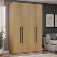 Guarda Roupa 4 Portas 3 Gavetas Ares Infinity Savana