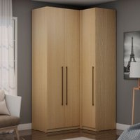Guarda Roupa Canto 3 Pts 3 Gavs Zeus Infinity Savana