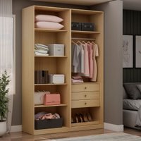 Closet 3 Gavetas 1 Cabideiro Ares Infinity Savana