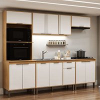 Cozinha Completa 12Pts 1Gavs s/Tpo Madalena Cinamomo/Off White