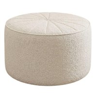 Puff Decorativo Eron 73x73 cm Pes Fixos Boucle TCE 1010 MOLL