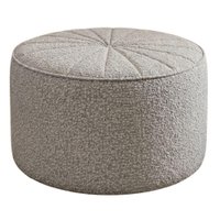 Puff Decorativo Eron 73x73 cm Pes Fixos Boucle TCE 1018 MOLL