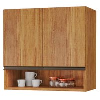 Armario Aereo 2 Portas 60 cm Islandia Cedro RUDK