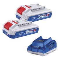 Kit 2 Baterias 20V 2,0Ah + Carregador 2,0A Tramontina by Total