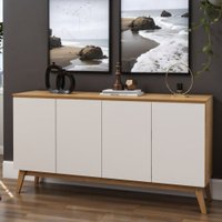 Aparador Buffet 4 Portas Inovare Cinamomo/White Laca