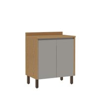 Balcão 80cm 2 Portas Áurea Cinamomo/Fendi