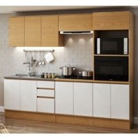 Cozinha Completa 12Pts 2Gavs s/Tpo Vivace Cinamomo/Off White