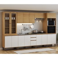 Cozinha Completa 16Pts 2Gavs s/Tpo Vivace Cinamomo/Off White