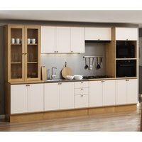 Cozinha Completa 16Pts 2Gavs s/Tpo Provence Cinamomo/Off White
