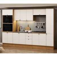 Cozinha Completa 14Pts 2Gavs s/Tpo Provence Cinamomo/Off White