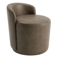 Puff Organico Com Encosto Baixo 60x54 cm Selta Courino TCS 729 MOLL