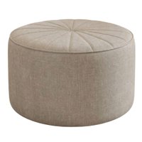 Puff Decorativo Eron 73x73 cm Pes Fixos Linho TCS 701 MOLL