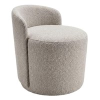 Puff Organico Com Encosto Baixo 60x54 cm Selta Boucle TCE 1018 MOLL