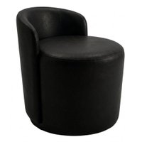Puff Organico Com Encosto Baixo 60x54 cm Selta Courino TCS 724 MOLL