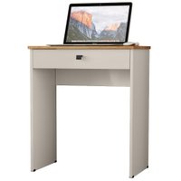Mesa Escrivaninha 1 Gaveta 68 cm Essencial Cedro Areia RUDK