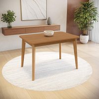 Mesa de Jantar em Madeira Maciça Kappesberg Canela 120cm