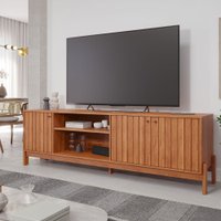 Rack para TV Até 70 Polegadas Holanda 3 Portas 1 Prateleira 100% Mdf Cinamomo - Permobili