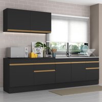 Cozinha Compacta Armário Balcão e Rodapé FL2111 Veneza Multi