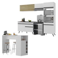 Armário de Cozinha Compacta e Bancada FL2209 Veneza Multi