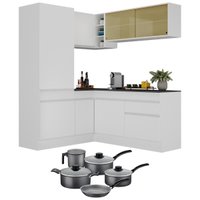 Cozinha Compacta Jogo de Panela Brinde FL2088P Multimóveis