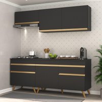 Cozinha Completa Compacta Armário Balcão FL3705 Veneza Multi