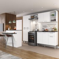 Cozinha Completa Compacta Armário Bancada FL2040 Siena Multi