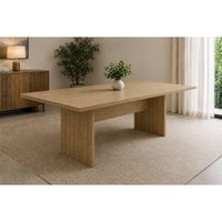 Mesa Jantar MJ2157 Madeirada 200x100cm Amêndoa TecnoMobili
