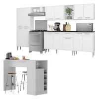 Armário de Cozinha Compacta Bancada FL2206 Xangai Multi