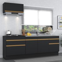 Cozinha Compacta Armário Balcão e Rodapé FL2109 Veneza Multi