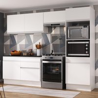 Cozinha Compacta Armário Balcão e Rodapé FL2193 Made Multi
