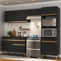 Cozinha Completa Compacta Armário Balcão FL3693 Veneza Multi