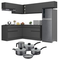 Armário de Cozinha Canto + Panela Brinde FL2104 Multimóveis