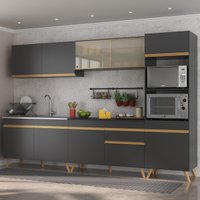 Cozinha Completa Compacta Armário Balcão FL3750 Veneza Multi
