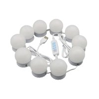 Kit 10 Luminárias LED para Penteadeira Espelho Camarim Multimóveis MP3426 Branco