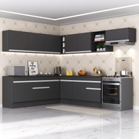 Cozinha Completa Compacta Armário Canto FL2103 Veneza Multi