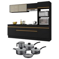 Cozinha Compacta Jogo de Panela Brinde FL2181P Multimóveis