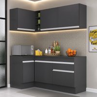 Cozinha Completa Compacta Armário Canto FL2092 Veneza Multi