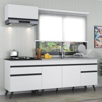 Cozinha Completa Compacta Armário Balcão FL2074 Veneza Multi