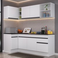 Cozinha Completa Compacta Armário Canto FL2093 Veneza Multi