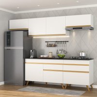 Cozinha Completa Compacta Armário Balcão FL3708 Veneza Multi