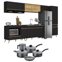 Cozinha Compacta Jogo de Panela Brinde FL2276P Multimóveis