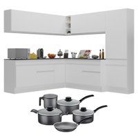 Cozinha Compacta Com Jogo de Panela Brinde FL2102P Multimóveis